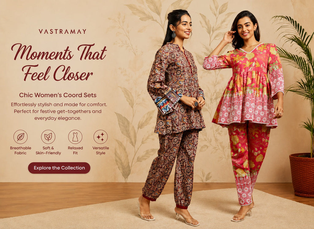 Women’s Ethnic Co-Ord Set – Trendy Ethnic Fashion for Modern Women
