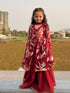 Girl's' Maroon Girl's Lehenga Choli