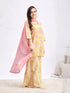 Women's Summer Cotton Embellished Sharara Set