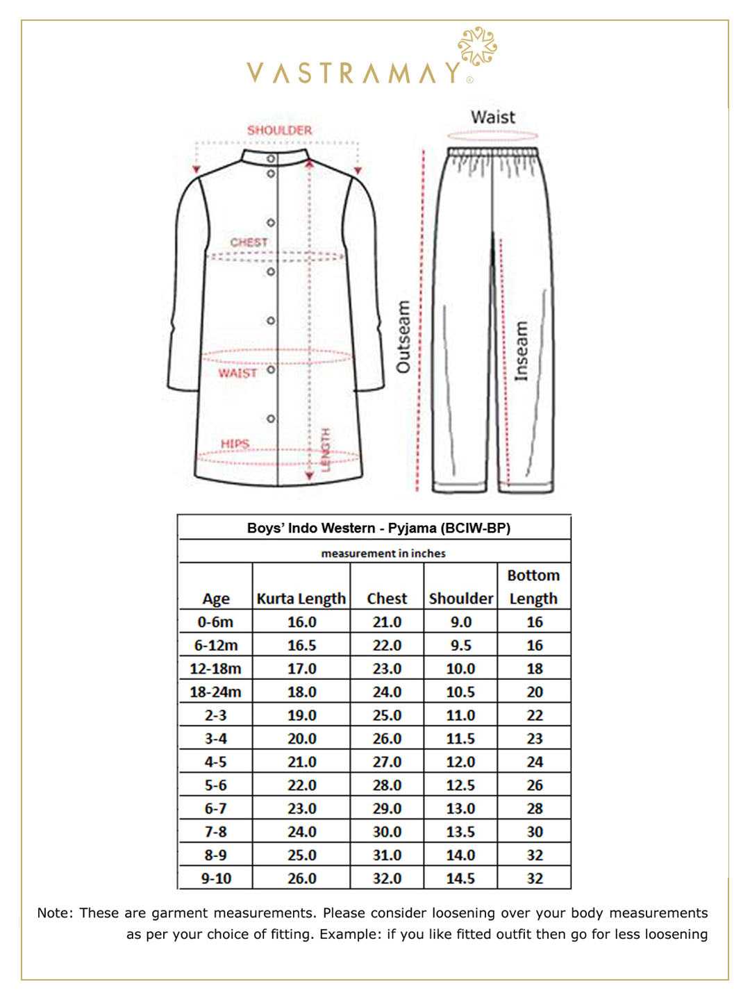 Boy's' Black Cotton Blend Sherwani And Pyjama Set