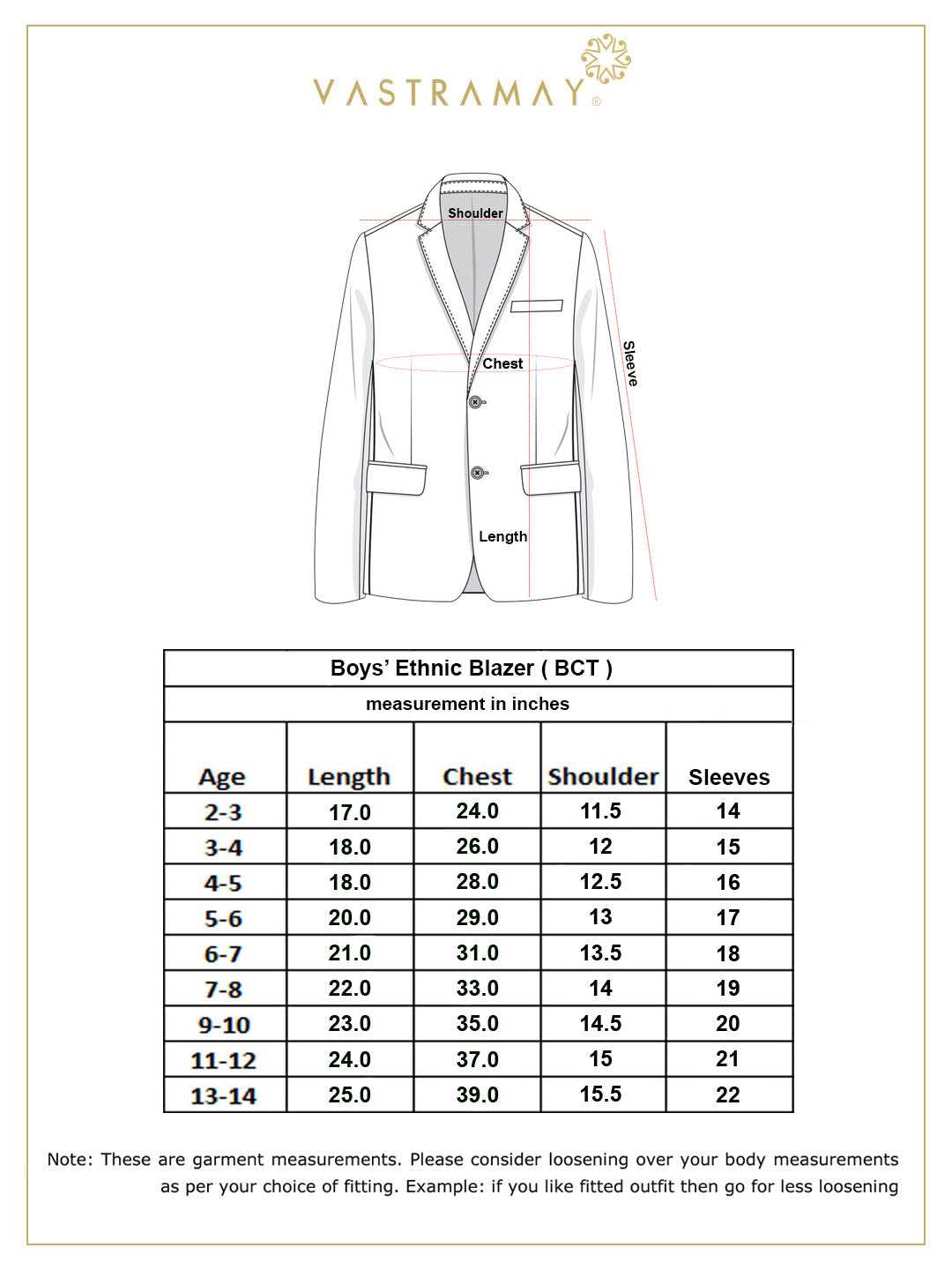 Boy's Lavender Woven Design Blazer