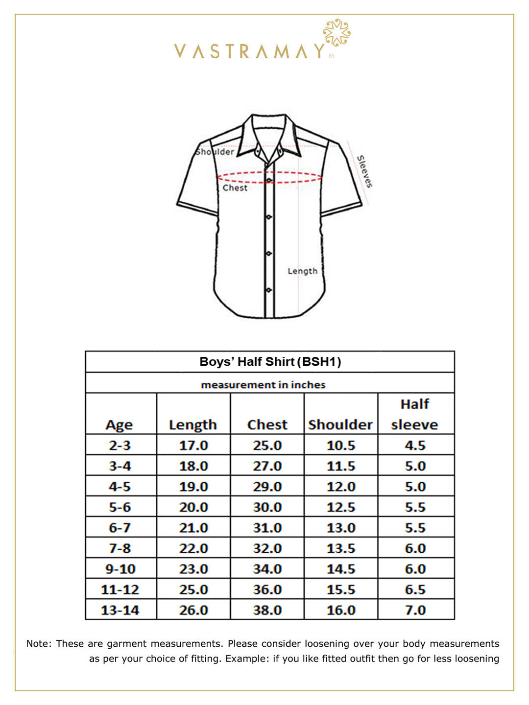 Boy's' Mustard Ethnic Shirt
