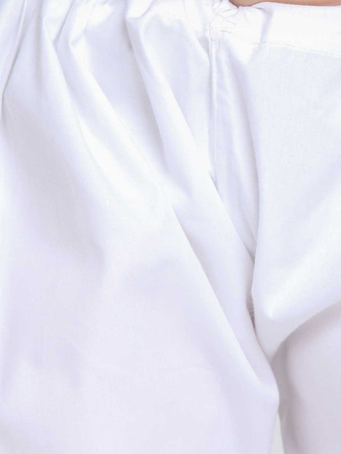 Boy's Blue Cotton Kurta and Pyjama Set