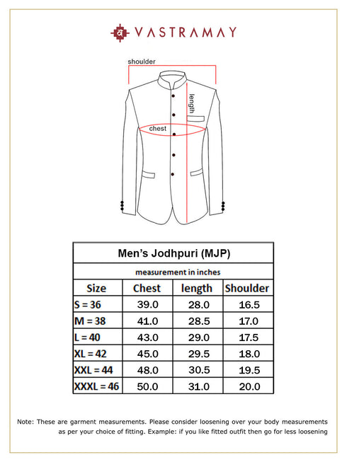 Men's Coffee Silk Blend Jodhpuri