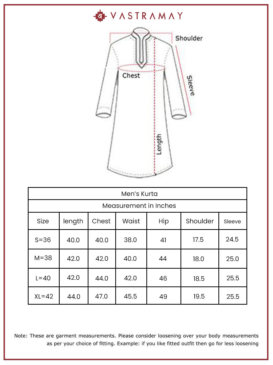 Men's Black Cotton Kurta