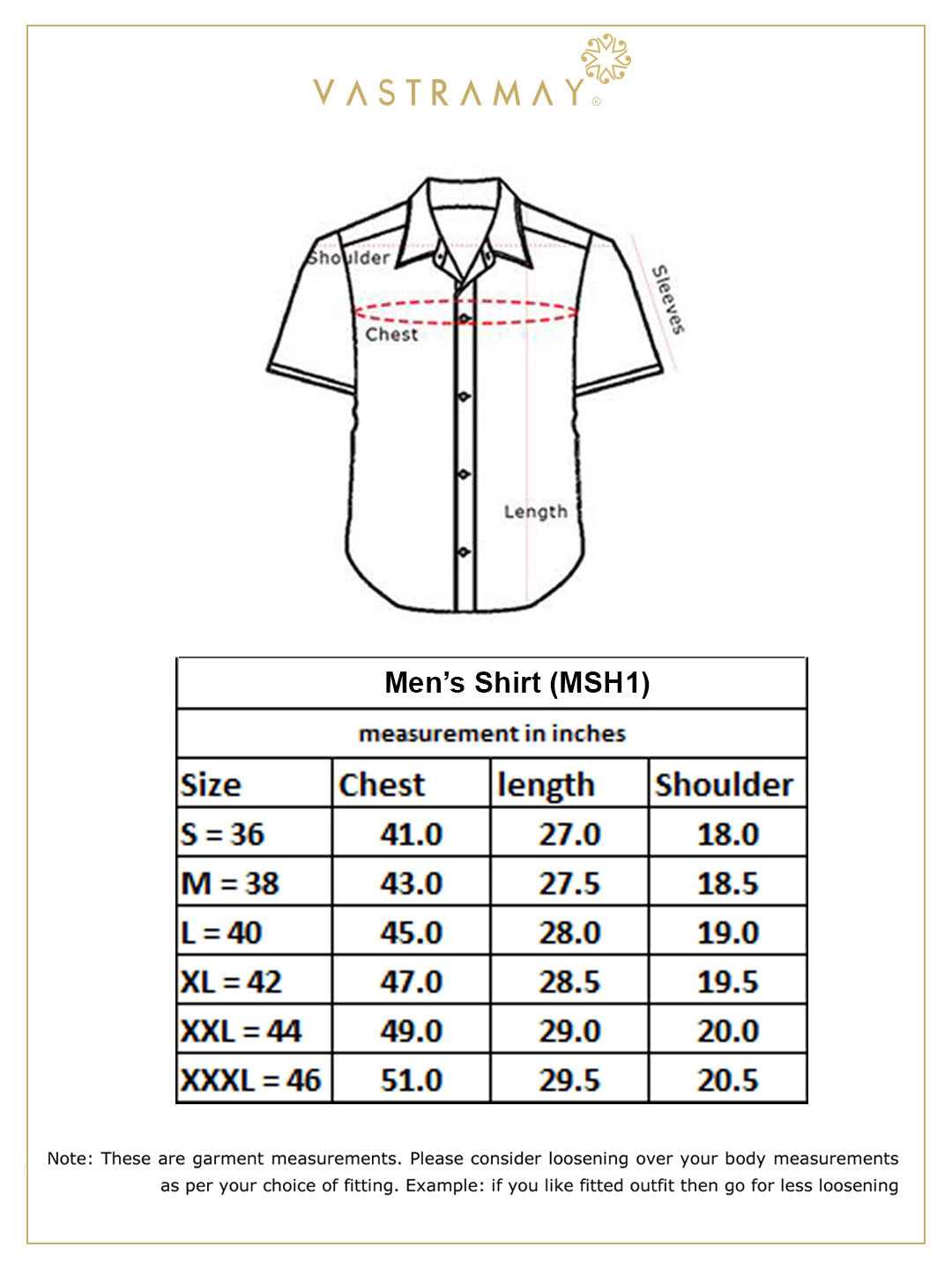 Men's White Color Cotton Shirt