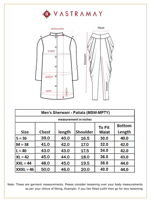 Men's Bottle Green Velvet Sherwani Set