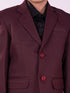 Boy's' Black And Maroon Shirt Blazer Waist Coat And Pant