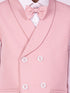 Boy's' White And Pink Shirt Blazer Waist Coat And Pant