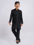 Boy's' Black Jodhpuri, Kurta And Pyjama Set