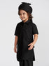 Boy's' Black Viscose Kurta Lungi And Safa Set