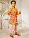 Boy's Mustard Muslin Kurta Dhoti Set