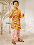 Boy's Mustard Muslin Kurta Dhoti Set