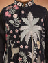 Boys Black Silk Blend Embroidered Nehru Jacket Set