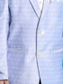 Boy's Lavender Woven Design Blazer