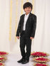 Boy's Black Embellished Blazer