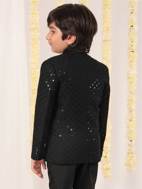 Boy's Black Schiflli Blazer