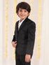 Boy's Black Velvet Blazer