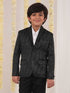 Boy's Black Sequined Blazer