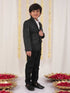 Boy's Black Sequined Blazer