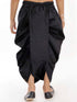 Boy's' Black Silk Blend Embroidered Dhoti