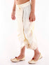 Boy's' Cream Silk Blend Embroidered Dhoti
