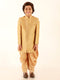 Boy's Beige Indo Western Set
