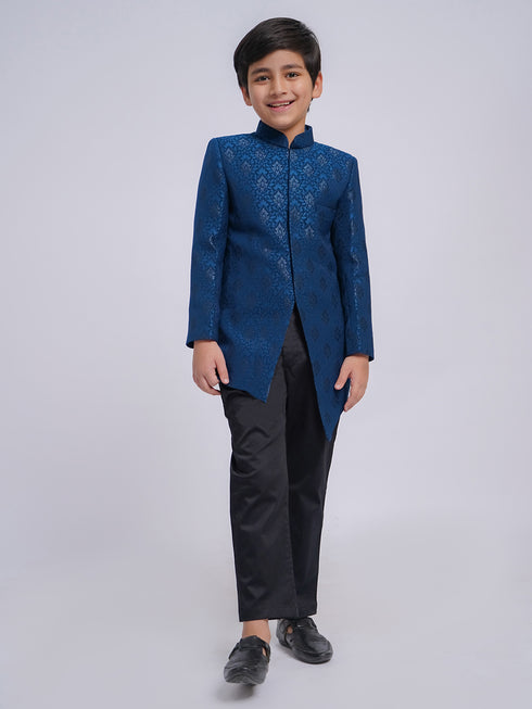 Boy's' Turquoise Indo Western Set
