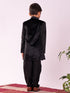 Boy's' Black Sherwani Set