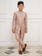 Boy's' Rose Gold Indowestern Set