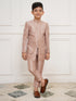 Boy's' Rose Gold Indowestern Set