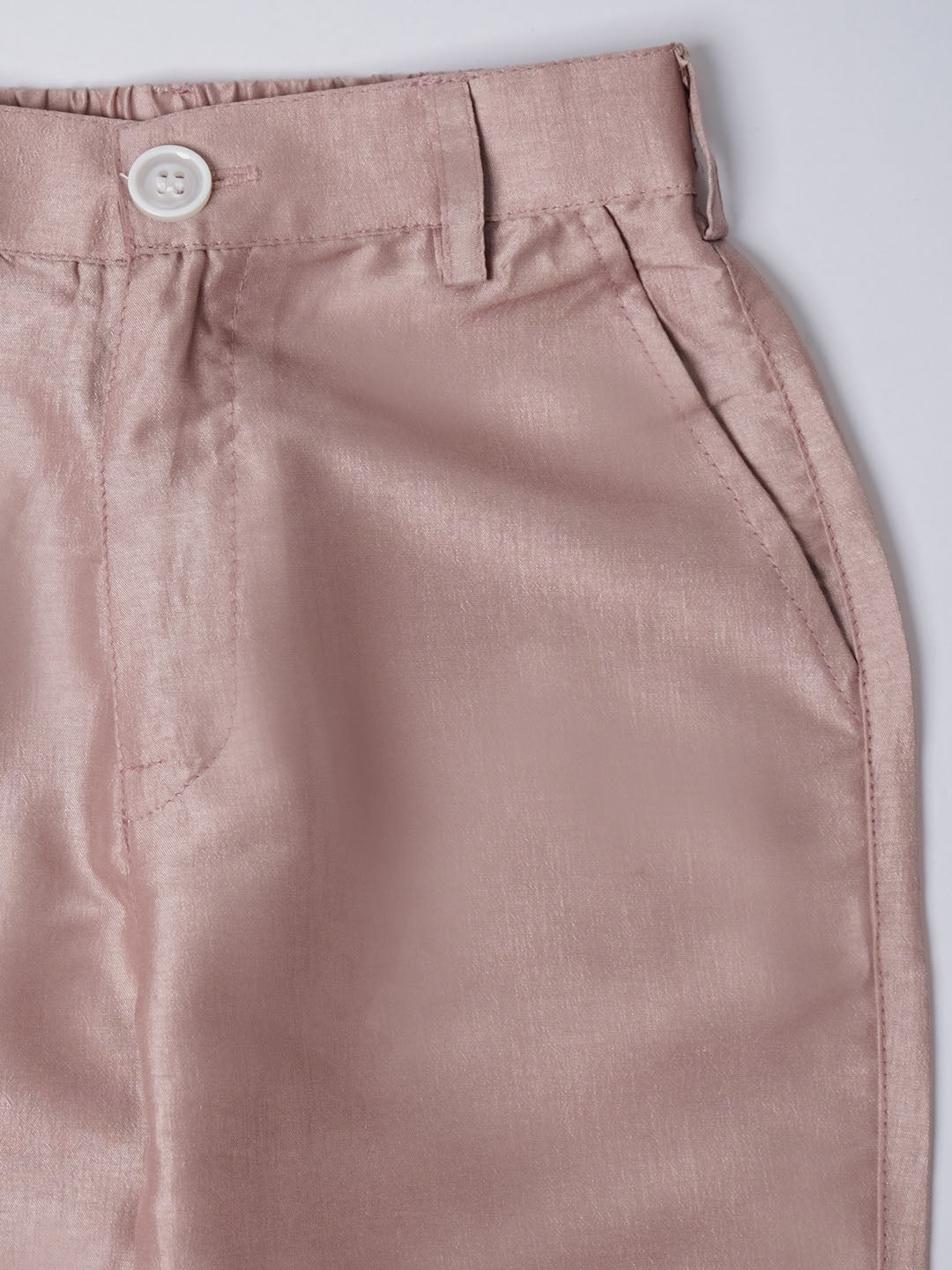 Boy's' Rose Gold Indowestern Set