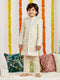 Boy's' Cream Sherwani Set