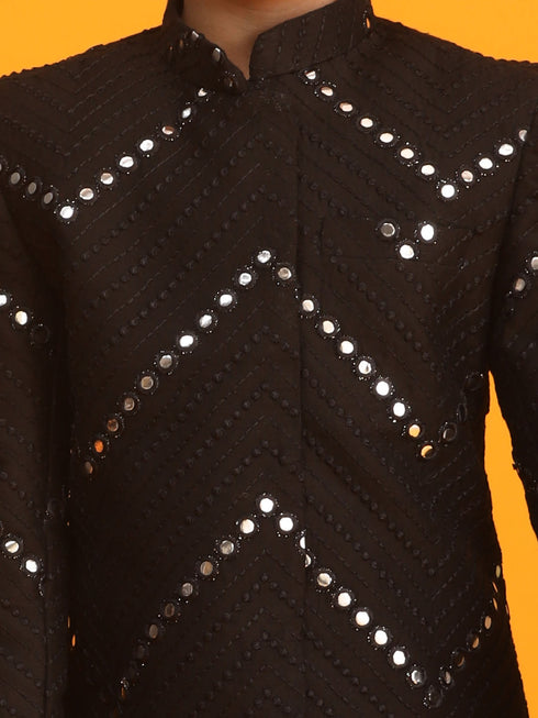 Boy's' Black Jodhpuri