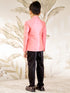 Boy's Pink Silk Blend Jodhpuri