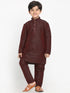 Boys Silk Blend Kurta and Pyjama Set