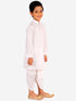 Boy's White Kurta And Dhoti Set