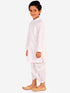 Boy's White Kurta And Dhoti Set