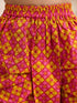 Boys's Yellow Cotton Embroidered Thigh Length Kurta And Dhoti Set