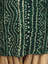 Boy's' Green Bandhni Print Kurta And Rose Gold Patiyala Set
