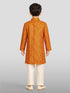 Boys Falsa Pure Cotton Bandhani Digital Print Kurta Pyjama Set