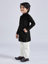 Boy's' Black Kurta And Pyjama Set