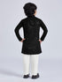 Boy's' Black Kurta And Pyjama Set
