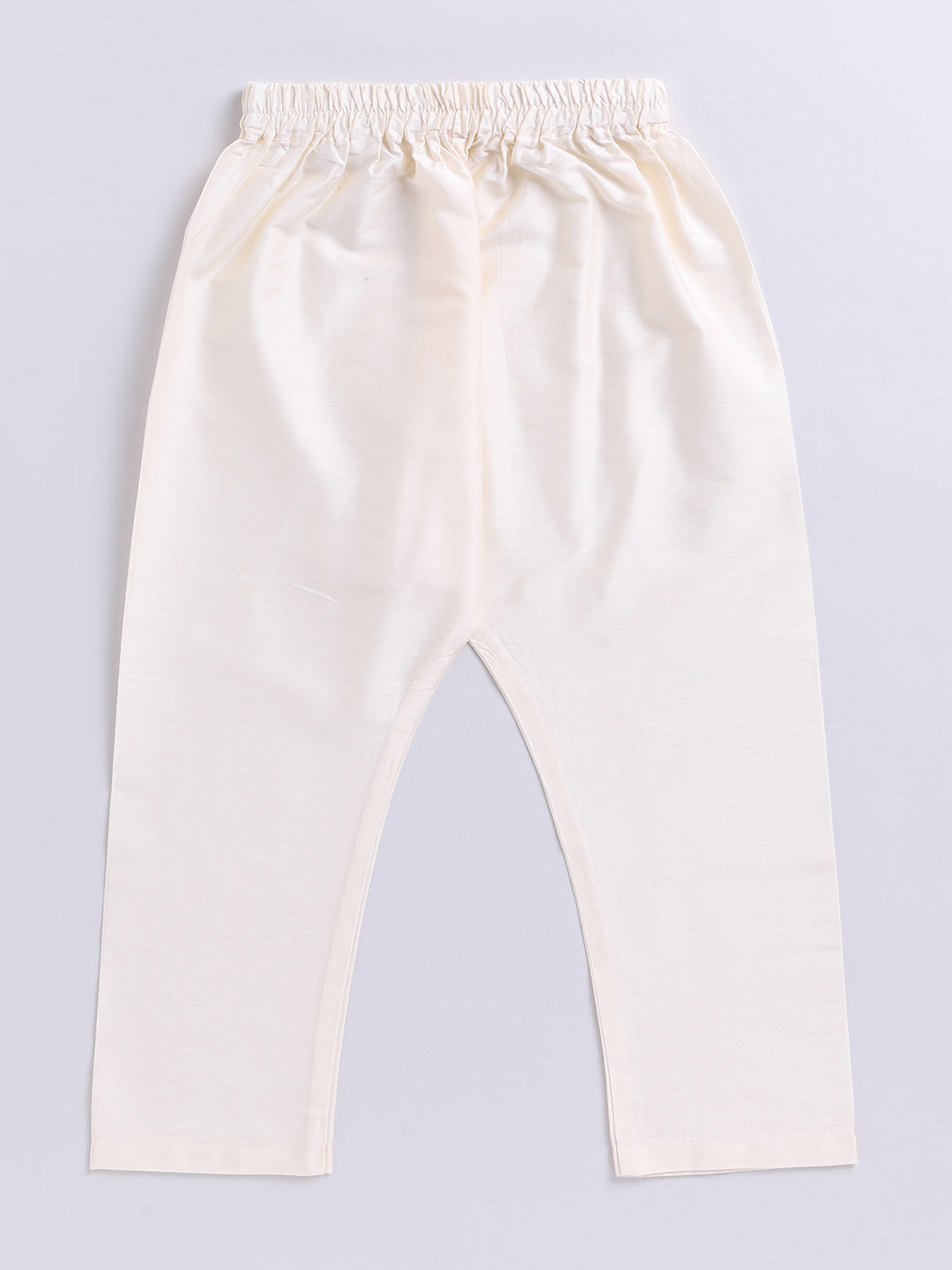 Boy's Blue Floral Printed Pure Viscose Kurta Pyjama Set