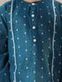 Boy's' Turquoise Kurta Pyjama Set