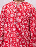 Boy's' Red And White Kurta And Pyjama Set
