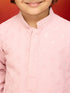 Boys Onion Linen Chikankari Kurta Pajama Set