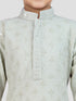 Boy's' Pista Green Kurta And Pyjama Set
