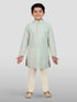 Boy's' Pista Green Kurta And Pyjama Set