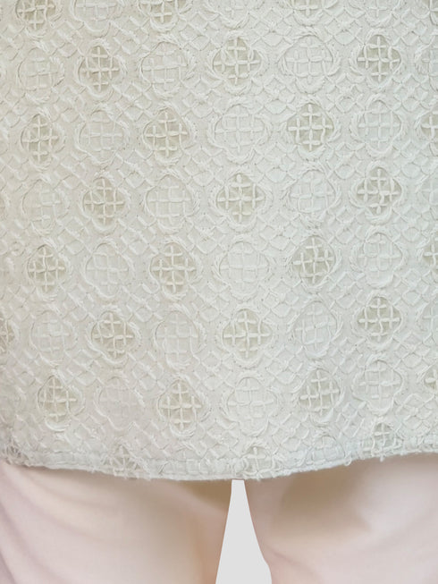 Boy's' Pista Green Kurta And Pyjama Set